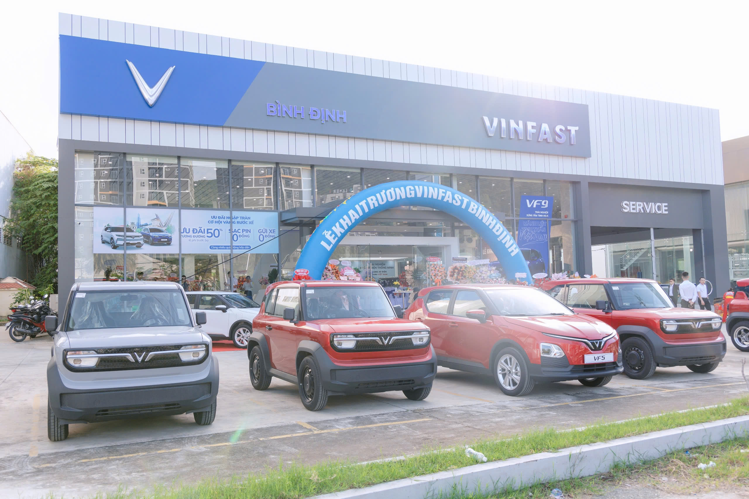 Showroom Vinfast Quy Nhơn Bình Định đã sẵn sàng