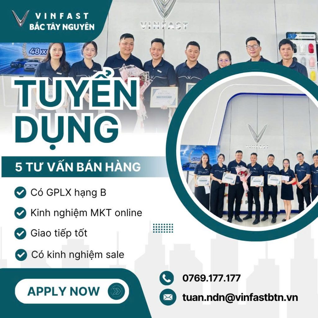 Việc Làm Vinfast Bình Định