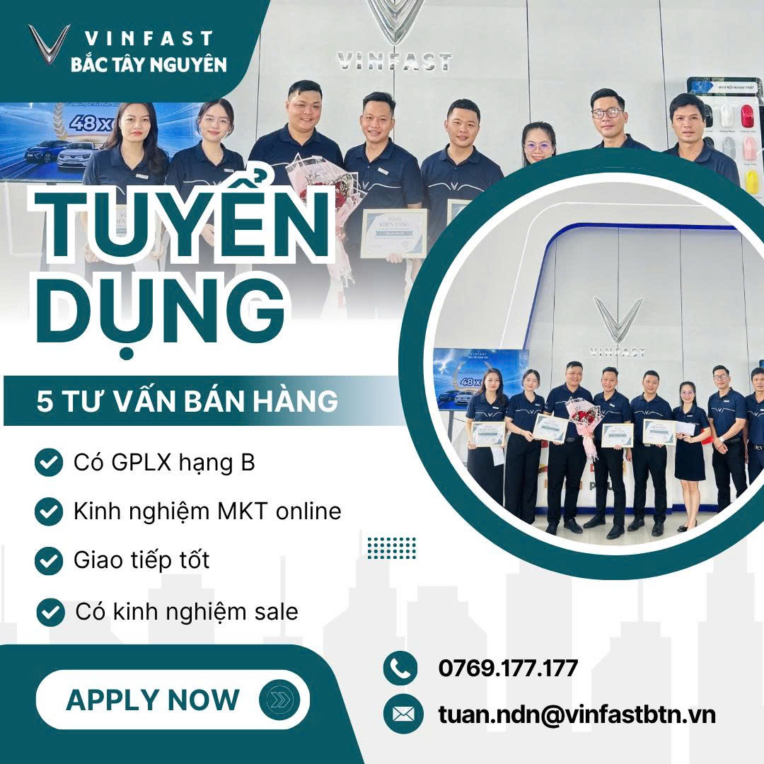 Việc Làm Vinfast Bình Định