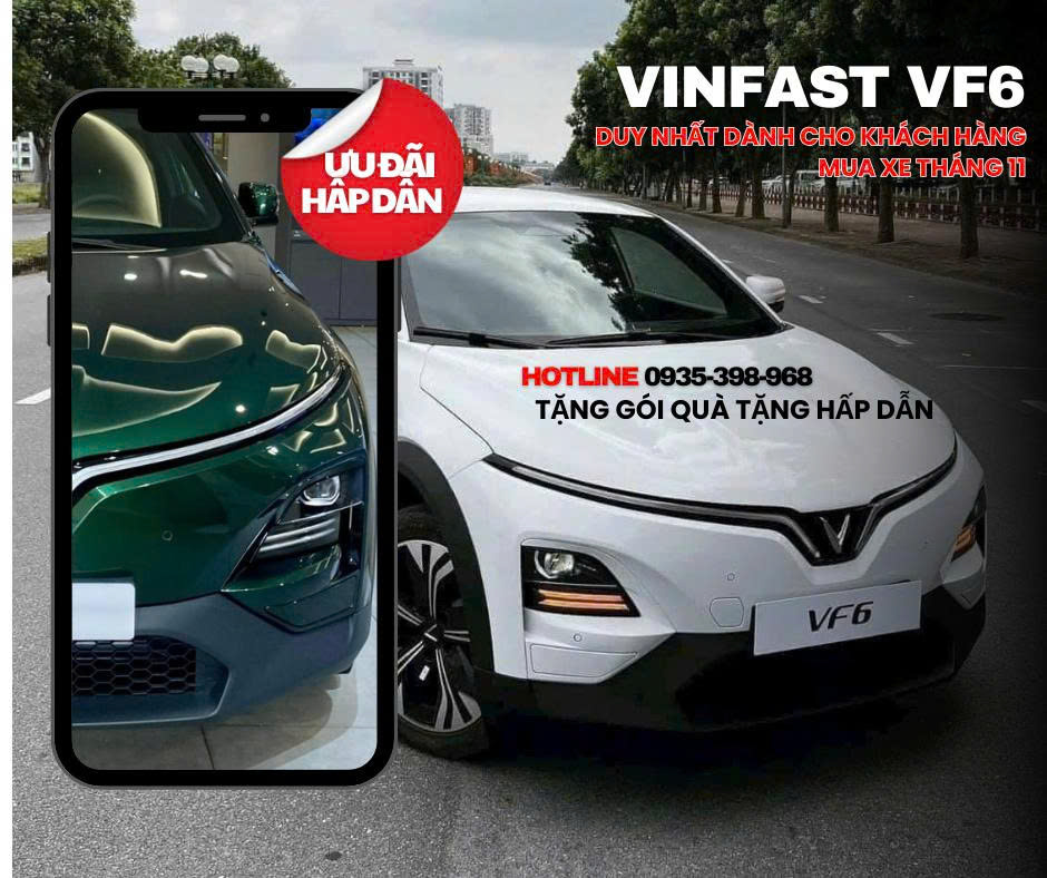 Giá Xe Vinfast VF6 Tháng 11/2025